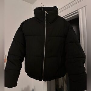Bershka Black Puffer Jacket
